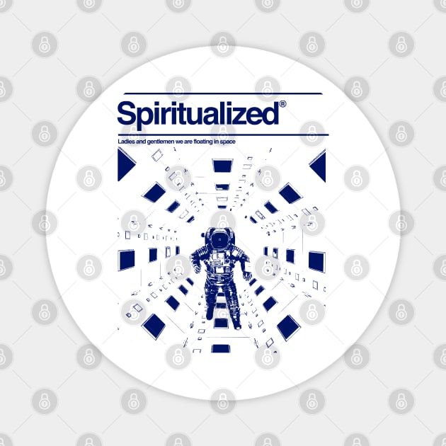 Spiritualized - 2001 Space Odyssey - Tribute Artwork Magnet by Vortexspace